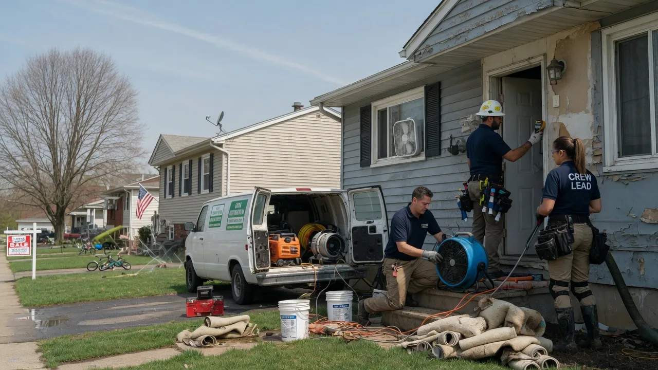 Flood Cleanup in Fiskeville, RI near me